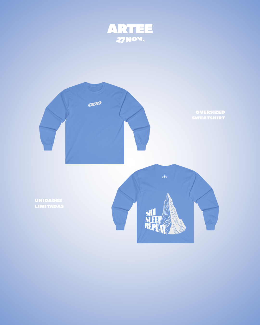 OVERSIZED CREWNECK "NORTH CAROLINA"